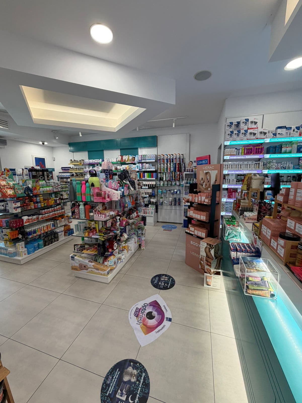 Personal care, hygiene and everyday essentials aisle